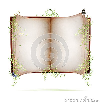 Open book Stock Photo