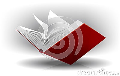 Open book Vector Illustration