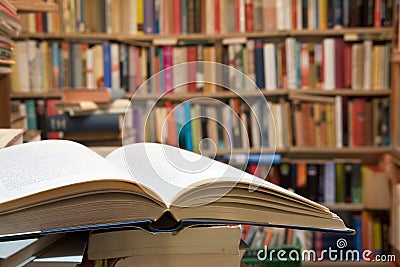 Open Book Stock Photo