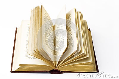 Open book Stock Photo