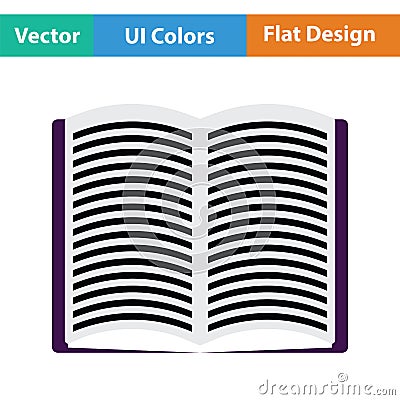 Open book icon Vector Illustration