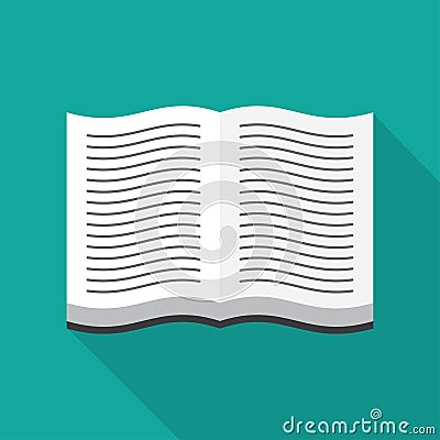 Open book icon Vector Illustration