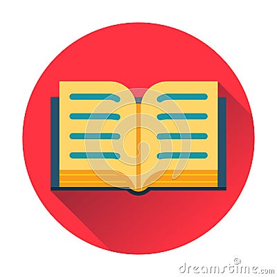 Open book icon Vector Illustration