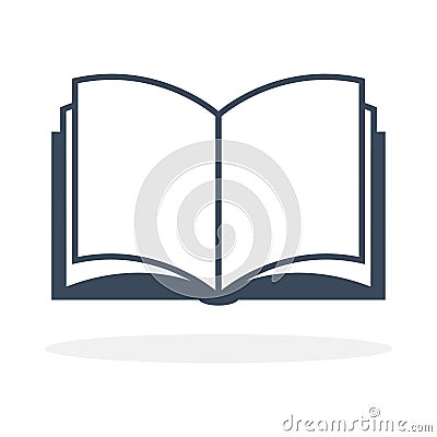 Open book icon Vector Illustration