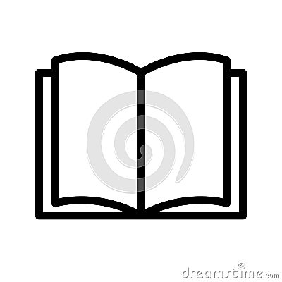 Open book icon Vector Illustration