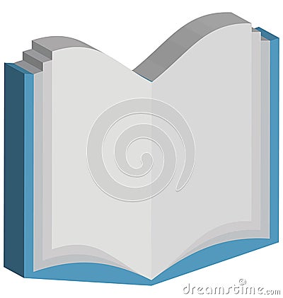 Open Book Isolated Vector Icon Editable Vector Illustration