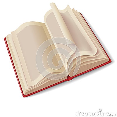 Open book Vector Illustration