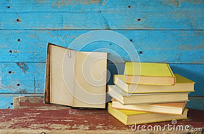 Open book Stock Photo