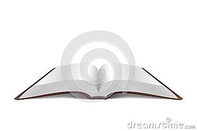 Open Book Vector Illustration