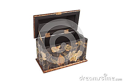 Open casket Stock Photo