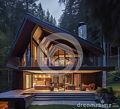 Futuristic home designs Stock Photo