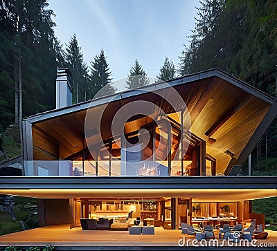 Futuristic home designs Stock Photo