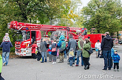 Open day at Pirkanmaa Rescue Services Editorial Stock Photo