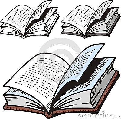 Open dictionary Vector Illustration