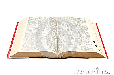 Open dictionary Stock Photo