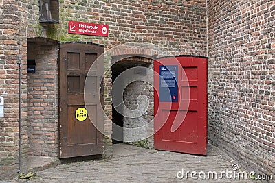 Open Door Knight Route At The Muiderslot Castle At Muiden The Netherlands 31-8-2021 Editorial Stock Photo