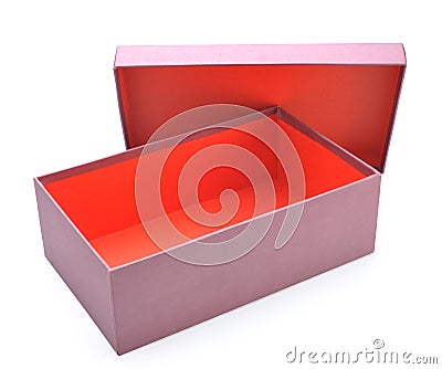 Open Empty box Stock Photo