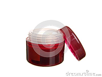 Open face cream Stock Photo