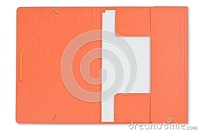 Open folder Stock Photo