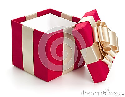 Open gift box. Stock Photo