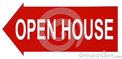 Open House. Stock Photo