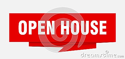 open house Vector Illustration