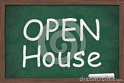 Open House at School Stock Photo