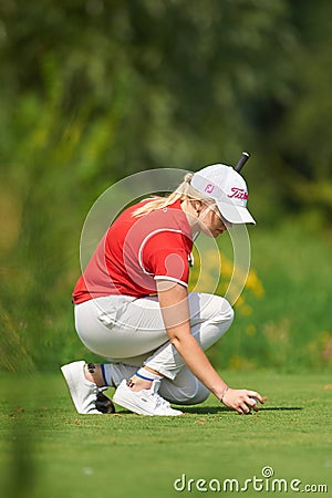 Open Ladies Golf Tour Editorial Stock Photo