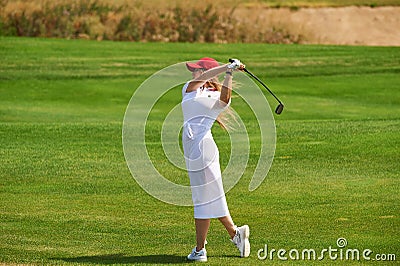 Open Ladies Golf Tour Editorial Stock Photo