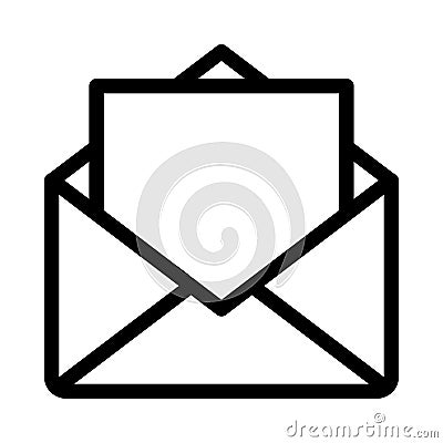 Open mail icon Stock Photo