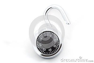 Open Numerical Lock Stock Photo