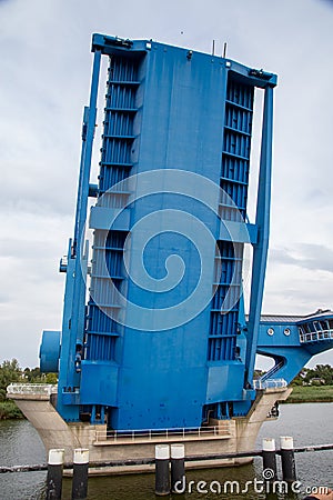 The open pier of Wolgast Stock Photo