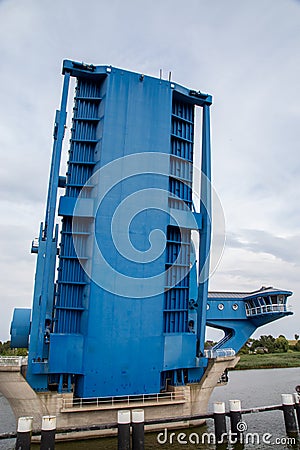 The open pier of Wolgast Stock Photo