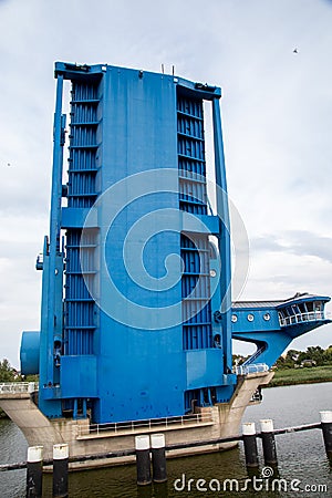 The open pier of Wolgast Stock Photo