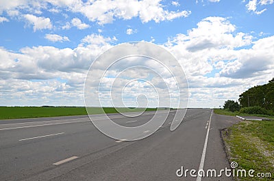 An open road Stock Photo