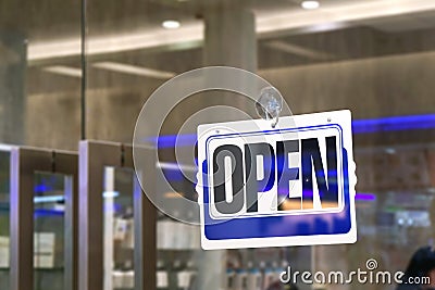 Open sign Stock Photo