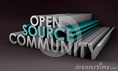 Open Source Community Stock Photo