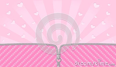 Bright pink striped on pale background for a themed party in style LOL doll surprise. Vector Illustration