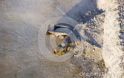 Opencast mining Stock Photo