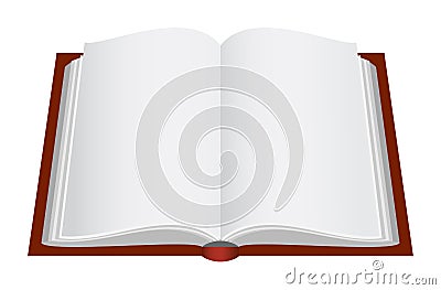 Opened book Vector Illustration