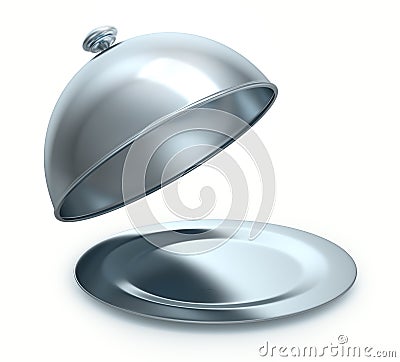 Opened cloche Stock Photo