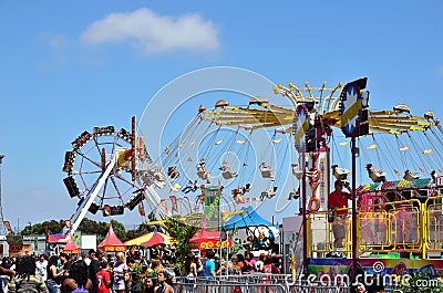 Opening Day at the Orange County Fair Editorial Stock Photo