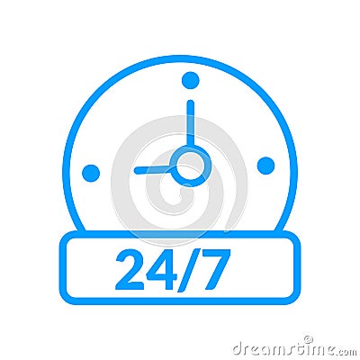 opening hour icon Stock Photo