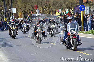 Opening motorcycle season 2016 Varna,Bulgaria Editorial Stock Photo