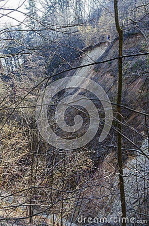 Opening views of the Karoliniskes Landscape Reserve Stock Photo