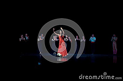 Opera carmen curtain call Editorial Stock Photo