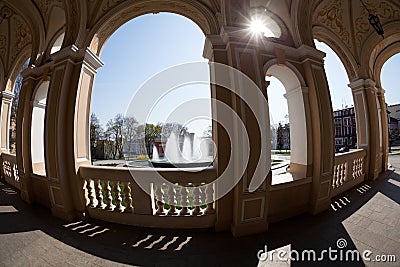 Opera house arch Stock Photo