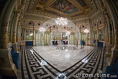 Opera house on La Rambla in Barcelona, Catalonia, Editorial Stock Photo