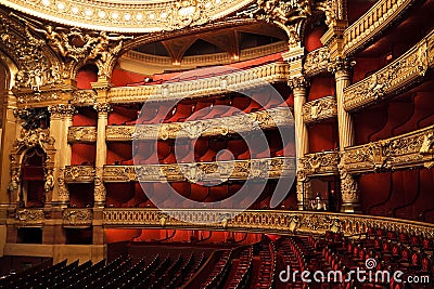 The Opera or Palace Garnier. Paris, France. Stock Photo