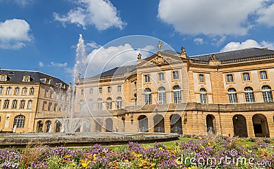 Opera Theater in Metz on the Mosel France Stock Photo